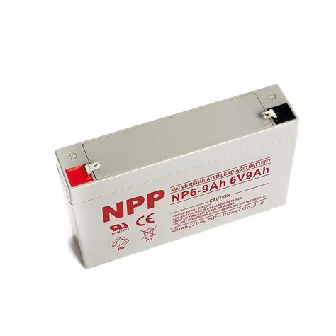 NPPower 6V 9Ah 6v 8Ah 6V 7Ah Sealed Lead Acid Rechargeable Battery