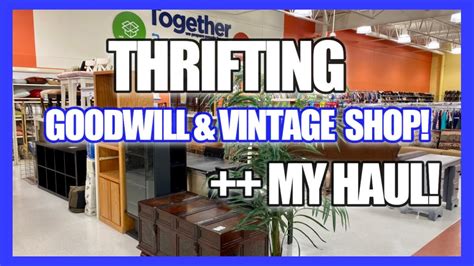 I Missed It Thrift With Me At Goodwill Vintage Shopping My Haul