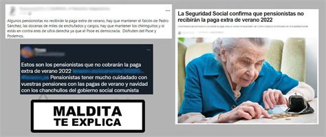 Cuándo y cómo cobrarán los pensionistas las pagas extra Maldita es