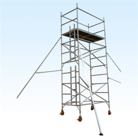 Double Width Mobile Scaffold Tower Ideal Scaffolding Aluminium