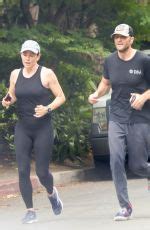 JENNIFER GARNER And John Miller Out Jogging In Brentwood 08 14 2023