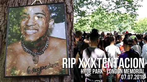 Xxxtentacion London Memorial Day Hyde Park 7th July 2018 Crazy