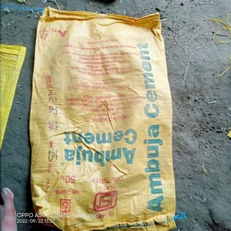 Kg Pp Empty Cement Bag At Rs Piece Empty Cement Bags In Surat