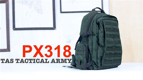 Ini Review Tas Tactical Ransel Army Px318 Refreshop Youtube