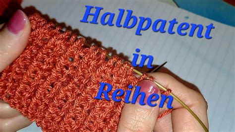 Patent Stricken Halbpatent Muster In Reihen YouTube