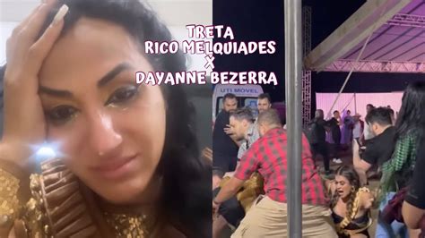 Treta Dayanne Bezerra E Rico Melquiades Brigam Em Festa De Carlinhos