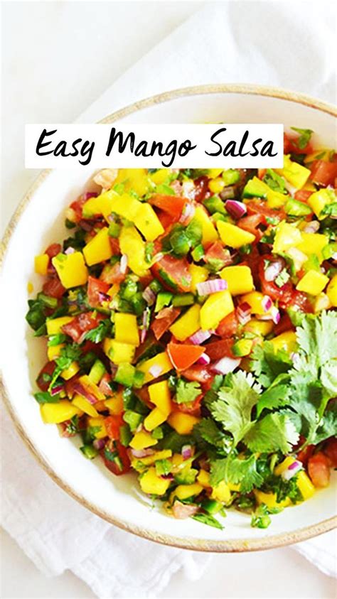 Easy Mango Salsa Recipe