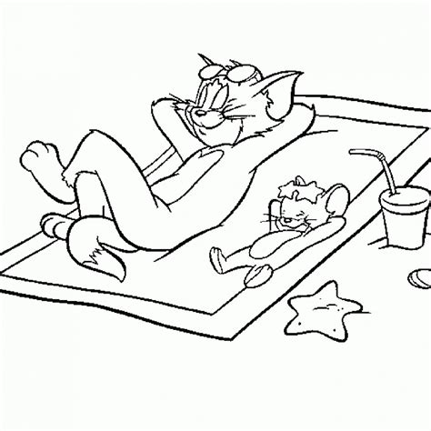 Free Printable Tom And Jerry Coloring Pages For Kids