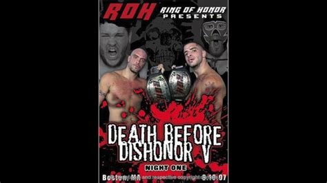 Roh Classics Death Before Dishonor V Full Review Youtube