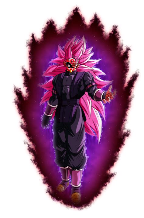 Super Saiyan Rose 3 Goku Black Crimson Masked By Blackflim On