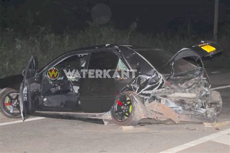 Auto Van Achteren Geramd Op Martin Luther Kingweg Waterkant