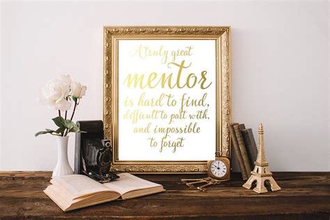 Gift For Mentor A Truly Great Mentor Is Hard To Find Etsy