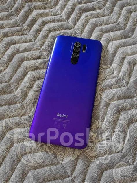 Xiaomi Redmi 9 32gb, 32 гб, 6.53", моноблок, синий, 3G, 4G LTE, NFC, б ...
