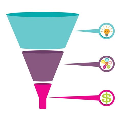 funnel vector art icons  graphics