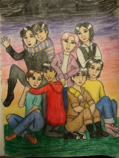 SKZ OT8 Fanart : r/straykids