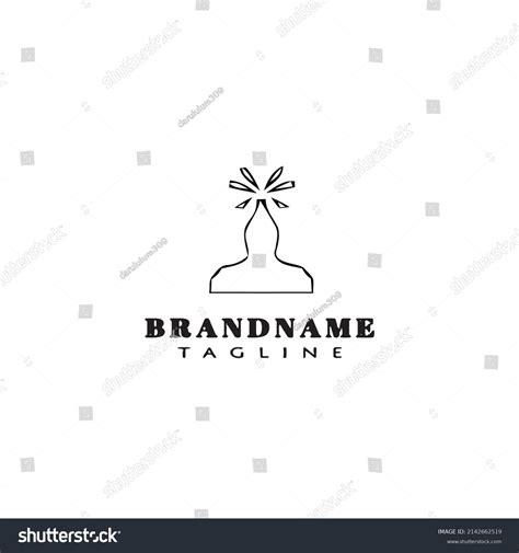 Fountain Logo Cartoon Template Icon Modern Stock Vector (Royalty Free ...