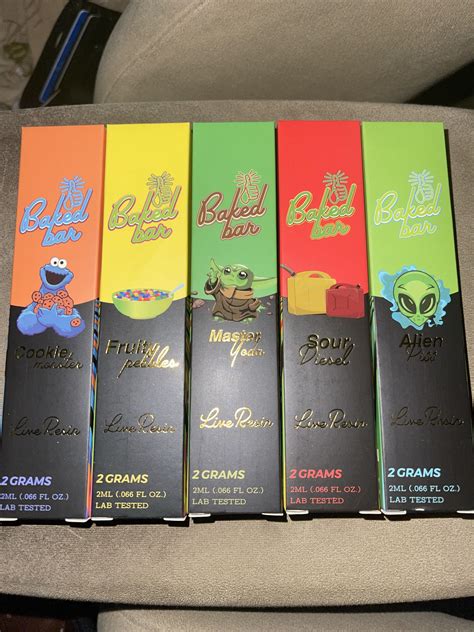 Wooo best lineup Baked bars live resin 2 gram disposable 😮‍💨 : r/DFWEnts