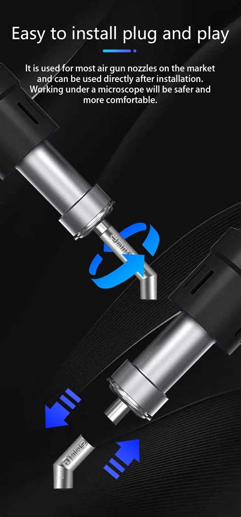 JTX JS Mm Universal Elbow Hot Air Gun Nozzle AKINFOTOOLS