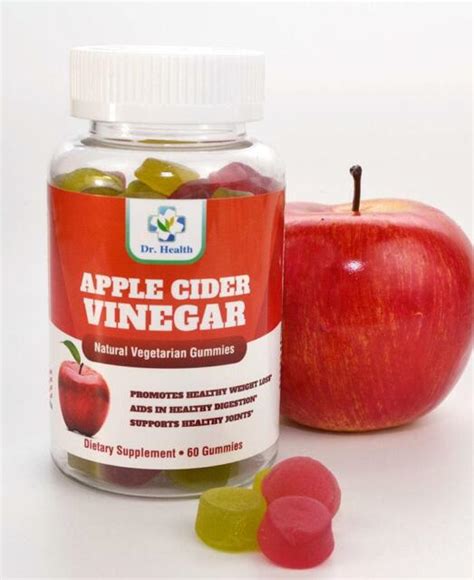 Apple Cider Vinegar Vegan Gummies All Natural 60 Counts Weight Loss Detox Diet Ebay