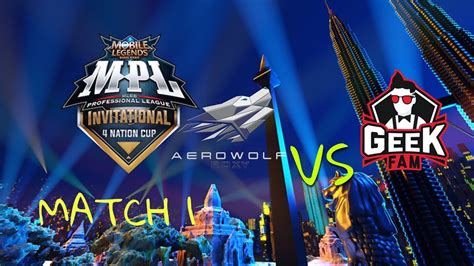 Genflix Aerowolf Vs Geek Fam All Indonesian Teams Match Mpl