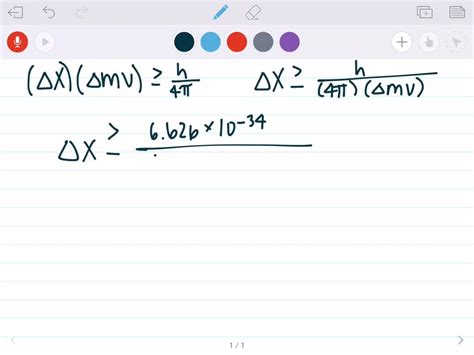 Solved Use The Heisenberg Uncertainty Principle To Calculate The