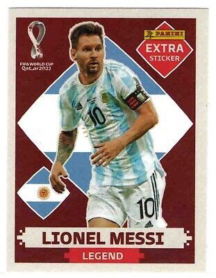 Lionel Messi Legend Extra Sticker Vendre Picclick Fr