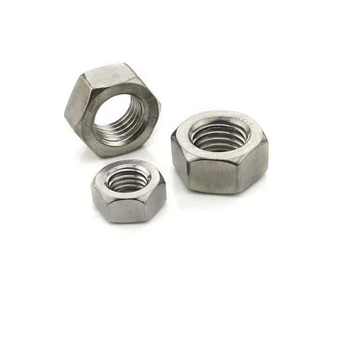 Hexagonal Stainless Steel Hex Nuts Size M1 6 To M36 At Rs 0 5 Piece