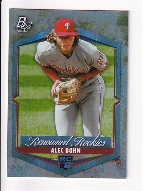 2021 Bowman Platinum Alec Bohm Renowned Rookies Rookie RC Phillies RR