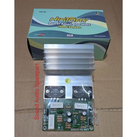 Jual Kit Power Amplifier 400wat Plus Final Sanken Shopee Indonesia