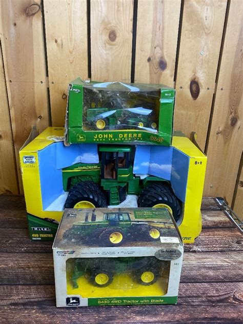 Various Scales Ertl RC2 John Deere 3 Items Aumann Auctions Inc