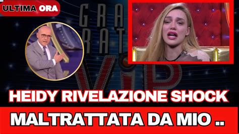 Grande fratello Heidy Baci lascerà tutti senza parole drammatiche