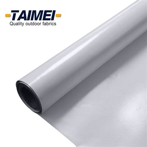 PVC Coated Tarpaulin Vinyl Tarp Roll Tent Fabric For Exhibition Event