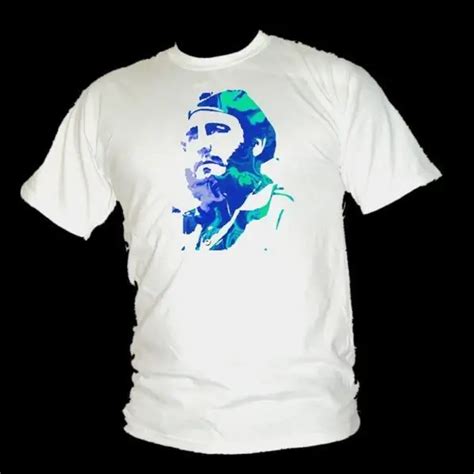 Fidel Castro Kuba Ski Ikona Beach Wakacje Fajne Retro M Skie T Shirt