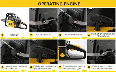 Amazon Coocheer Gas Chainsaw Cc Stroke Gas Powered Chainsaw