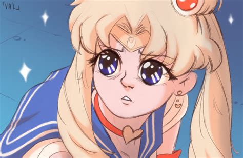 Artstation Sailor Moon Screenshot Redraw