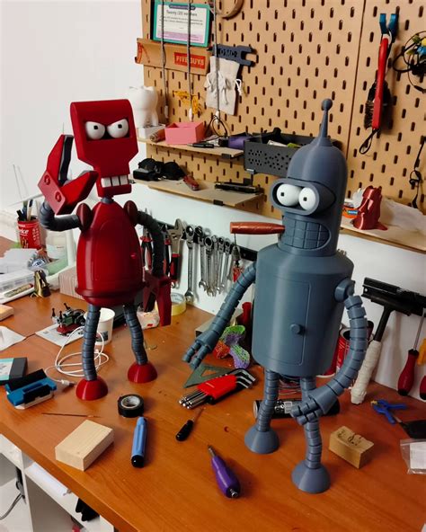 3d Print Clamps Futurama Robot • Made With Voron Legacy Custom Build