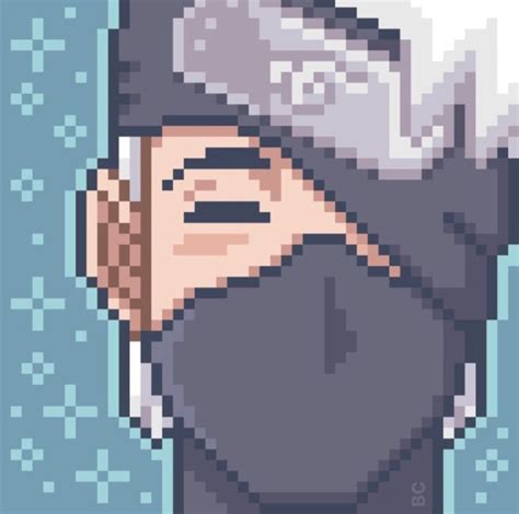 Kakashi Pixel Art 32x32