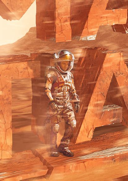 THE MARTIAN - Movie poster on Behance