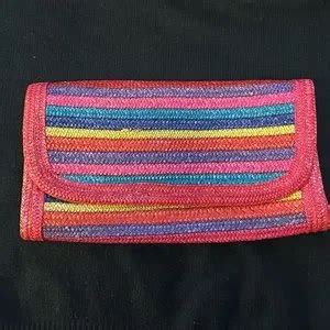 Valerie Separates Bags Vintage Multi Stripe Clutch By Valerie Poshmark