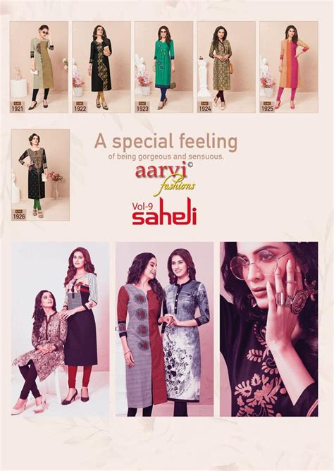 Aarvi Fashion Saheli Vol 9 Printed Cotton Regular Wear Straight