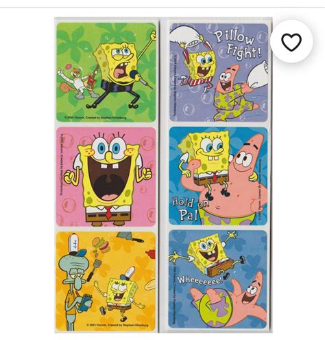 SpongeBob Stickers | Etsy