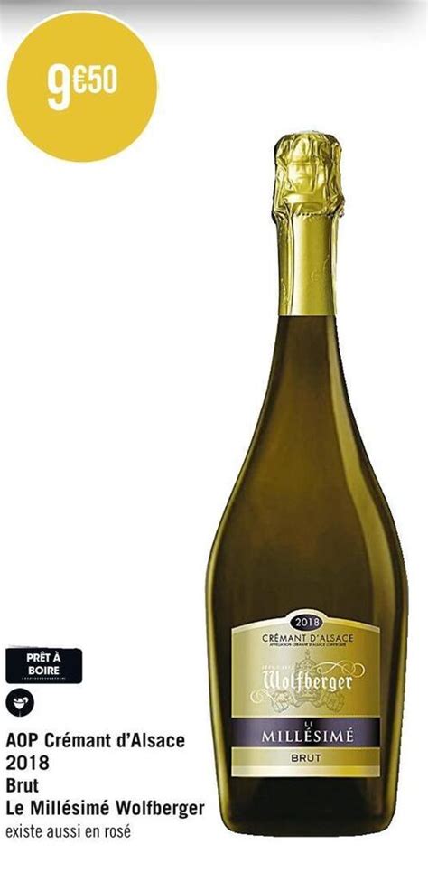 Promo Le Mill Sim Wolfberger Aop Cr Mant Dalsace Brut Chez