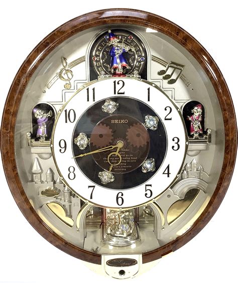 Lot Seiko Melodies In Motion Musical Wall Clock