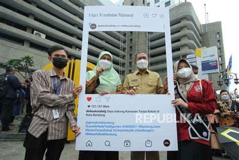 Empat Tempat Kawasan Tanpa Rokok Di Bandung Diresmikan Republika Online