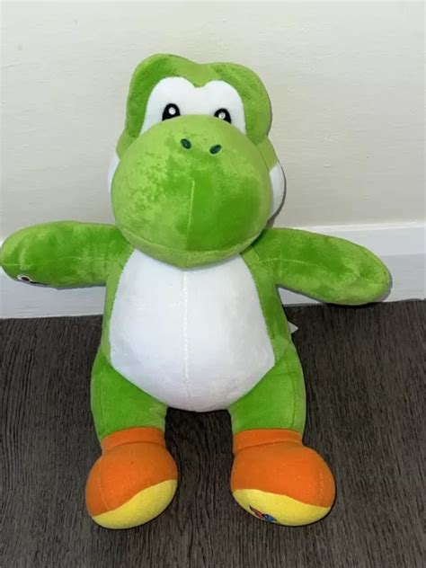 Build A Bear Workshop Yoshi Nintendo Super Mario Bros Plush Soft Teddy