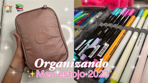 Organizando Meu Estojo Material Escolar Youtube