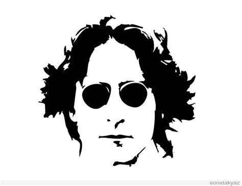 John Lennon Stencil By Sonatakyaz On Deviantart