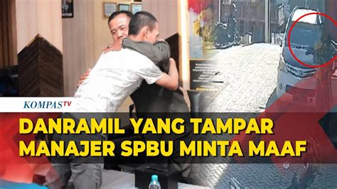 Danramil Minta Maaf Ke Manajer Spbu Di Palu Yang Ditampar Danrem