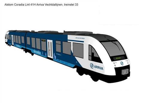 Alstom Coradia Lint 41H Arriva Vechtdallijnen Treinstel 33 3D Model