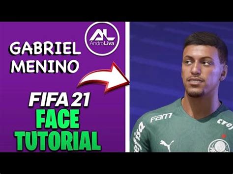 FIFA 21 GABRIEL MENINO Face Stats Tutorial YouTube